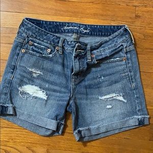 American eagle jean shorts. Midi size 4